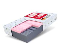 FDM Materasso 100 x 200 cm, durezza H3 H4, altezza 24 cm, materasso in schiuma fredda HR, schiuma visco, 7 zone confortevoli con rivestimento ipoallergenico, lavabile in aloe vera, Oeko-Tex Lunera Max