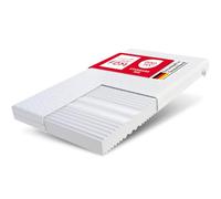 FDM Materasso 120 x 200 cm, grado di durezza H3 H4, altezza 12 cm, materasso in schiuma fredda double face, in schiuma HR, 7 zone di comfort con rivestimento in jersey ipoallergenico, lavabile