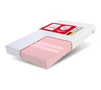 FDM Materasso 120 x 200 cm, grado di durezza H3 H4, altezza 20 cm, materasso in schiuma fredda double face, in schiuma HR, 7 zone di comfort con rivestimento in jersey ipoallergenico, lavabile