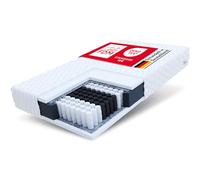 FDM Materasso BORNEO 160x200 a molle insacchettate individuali 7 zone differenziate Rigidità H3 Altezza 17 cm Schiuma poliuretanica Reversibile Rivestimento sfoderabile e lavabile