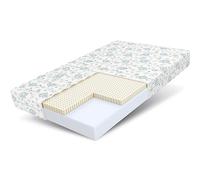 FDM Materasso Dream 80 x 160 cm, in schiuma fredda per bambini, altezza 11 cm, grado di durezza H2 H3 Öko-Tex, adatto alle persone allergiche, rivestimento lavabile in lattice