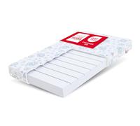 FDM Melody, materasso per bambini, 80 x 180 cm, in schiuma fredda, altezza 10 cm, grado di durezza H3, adatto alle persone allergiche, rivestimento lavabile