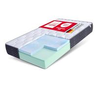 FDM Tempo Materasso in Schiuma Fredda, Polyester, Bianco, 140 x 200 x 30 cm