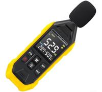 FDM01 Misuratore di livello sonoro Tester di rumore digitale con display LCD Gamma 30 130 dB 600mAh Batteria per la valutazione del rumore