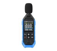 FDM01 Misuratore Di Rumore Digitale Misuratore Di Livello Sonoro Palmare DB Meter 30~130dB Strumento Di Misura Audio Batteria Al Litio 600mah Ampia Applicazione(Blue)
