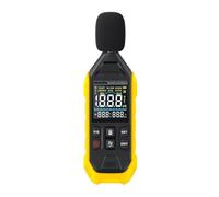 FDM01 Strumento di misurazione del rumore Misuratore livello sonoro DB portatile digitale misura 30~130 dB(Yellow)