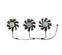 FDMOZRE 3 Pezzi GA81S2U, T128010SU, dissipatore GPU, per AMD per XFX per Radeon VII, per PowerColor AX RX 570 4GB, per GIGABYTE per GTX1660Ti 6700 5700 XT(GA81S2U)