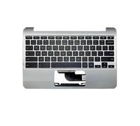 FDMOZRE per ASUS per Chromebook Flip C100P C100PA Custodia per Laptop C Argento con Tastiera