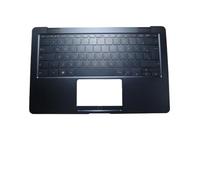 FDMOZRE Supporto per i Polsi e Tastiera per Laptop ASUS Zenbook 3 UX3490UA, Custodia Superiore Blu con retroilluminazione, Brasile, America Latina, LA(UX3490UA BR)