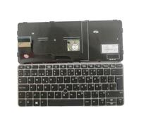 FDMOZRE Tastiera retroilluminata in Lingua Spagnola Latina araba statunitense per HP EliteBook 820 G3 G4 828 725(SP NoBacklit Point)