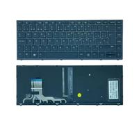 FDMOZRE Tastiera retroilluminata per Laptop Russo-Spagnolo statunitense per HP per ZBook per Workstation Mobile Studio 15.6" G3 G4(SP)