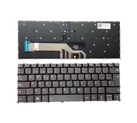 FDMOZRE Tastiera retroilluminata US RU SP BR per Lenovo Air 14 2020 per Flex 5-14IIL05 5-14ITL05 5-14ACL05 5-14ARE05 Slim 7-14IIL Pro-14(SP Backlit Gray)