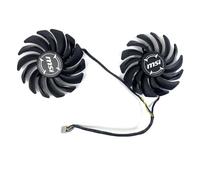 FDMOZRE Ventola di Raffreddamento della Scheda Video con Cuscinetto a Sfere Originale 85MM 4PIN PLD09210B12HH RX470 480 GPU Fan per MSI Armor RX570