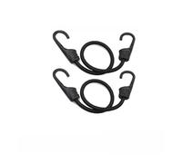 FDOSIJFOS Cinghie di tensionamento, 2/4/6 Pezzi di Corda Elastica con Gancio for Bagagli, Cinghia for carico motociclette, Fascio, Strumento Fissaggio Elastico(60cm Black 2pcs)