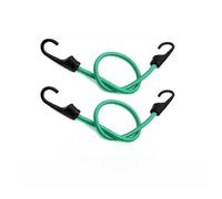 FDOSIJFOS Cinghie di tensionamento, 2/4/6 Pezzi di Corda Elastica con Gancio for Bagagli, Cinghia for carico motociclette, Fascio, Strumento Fissaggio Elastico(60cm Green 2pcs)