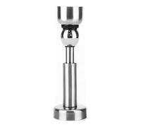 FDOSIJFOS Fermaporta, Fermaporta Magnetico in Acciaio Nichel Satinato Spazzolato, fermaporta Magnetico, Chiusura for Porta con Supporto for Porta Montato a Pavimento