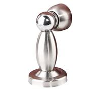 FDOSIJFOS Fermaporta, Fermaporta Magnetico in Acciaio Nichel Satinato Spazzolato, fermaporta Magnetico, Chiusura for Porta con Supporto for Porta Montato a Pavimento