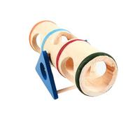 FDOSIJFOS Giocattoli per criceti, Giocattolo for criceti, 1 Pezzo, Tunnel in Legno for Topi, Gabbia for, Altalena, casa in for Animali Domestici, Giocattoli for ratti