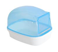 FDOSIJFOS Giocattoli per criceti, Giocattolo for criceti, Vasca da Bagno con Sabbia, Criceto, Doccia, Contenitore for, for Piccoli Animali, Antipolvere, 2 Pezzi