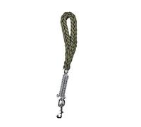 FDOSIJFOS Guinzaglio per Animali Domestici, Guinzaglio Corto for Cani, Verde, antideflagrante, for di Taglia Media e Grande, Fatto a Mano, con tampone, for, Un Solo Passaggio(L)