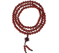 FDOSIJFOS Rosario di Semi di Bodhi, Collana con Braccialetto di Perline Bodhi Phoenix Eye 108 Perline di Buddha Tibetano Rosario for Uomini Donne Preghiera Meditazione Canto