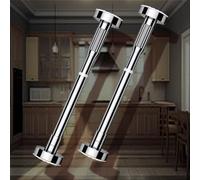 FDOSIJFOS Staffa per lavello sottopiano staffe for lavello, staffa regolabile for, gamba for mobili, asta for tende, pali di supporto senza trapano, kit riparazione for da cucina(2*H 50 80cm/20 32")