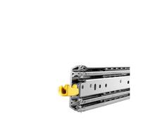 FDQAMLKX Guide per cassetti, 1 Paio di Guide per cassetti Resistenti con Serratura - capacità di carico 220 kg - Guida con Cuscinetti Lisci (14-35,56 cm)