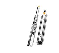 FDQAMLKX Guide per cassetti, 1 Paio di Guide per cassetti Resistenti da 76 mm con Serratura - capacità di carico 220 kg per armadietti per Camper e cassetti industriali (44 Pollici)