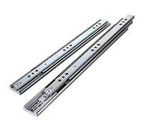 FDQAMLKX Guide per cassetti a 3 Pieghe con Chiusura Ammortizzata, Cuscinetti a Sfera Solidi, 550 mm (22 Pollici), Guide per Cucina e Pelliccia Resistenti per Un Movimento Fluido