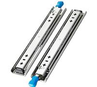 FDQAMLKX Guide per cassetti con Cuscinetti a Sfera a Estensione Completa con Blocco di Sicurezza. Guide per cassetti residenziali da 300 mm per scorrevolezza e Durata. Ferramenta Resistente per la ca