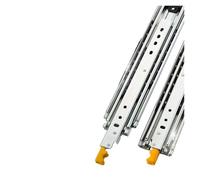 FDQAMLKX Guide per cassetti, Guide per cassetti Resistenti con Serratura - Cuscinetto Completo per capacità di 500 libbre - Fluide e silenziose - 1 Paio (32 Pollici)