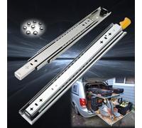 FDQAMLKX Guide per cassetti per impieghi gravosi Guide a Sfere a Estrazione Completa da 800 mm Montaggio Laterale capacità di carico 120 kg Scorrimento Fluido 1 Paio Senza Serratura Ideale per armadi