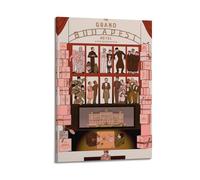 FDRPMHC The Grand Budapest Hotel 1 tela decorazione artistica da parete soggiorno camera da letto moderna famiglia 40 x 60 cm con cornice