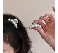 fdsmall 3 forcine per capelli con perle, eleganti forcine per capelli con perle bianche, piccole ed eleganti, antiscivolo, forcine per capelli con perle, per acconciature per matrimoni e compleanni,