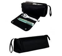 fdsmall Borsa organizer da viaggio per strumenti per capelli, custodia resistente al calore per ferro arricciacapelli, ferro piatto e spazzola per capelli, portatile, con chiusura a cerniera, per