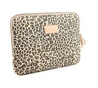 fdsmall Custodia impermeabile e resistente per laptop 13-13,3 pollici (marrone leopardo)