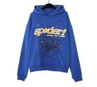 FDTURES 2024 Sp5de Moda Trendy Couple Star Foam Printed Hoodie per Gli Uomini E Le Donne-color3||S