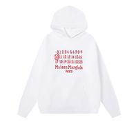 FDTURES 24ss Couple Fashion Casual Top Maison MM6 Felpa Unisex con Cappuccio A Loop di Alta qualità-color8||S