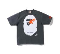 FDTURES 24ss Primavera/Estate Moda Casual Top BAP Bambini Classic Ape Head Stampato Manica Corta Genitore Bambino T-Shirt-color3||L