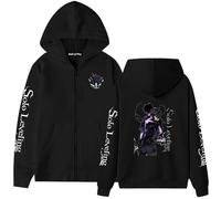 FDTURES personalità Manga Solo Leveling Sung Jin-Woo Eyes Hoodies Uomini Divertente Anime Cool Stampato Moda Casuale Inverno Vestiti Oversize-color10||S