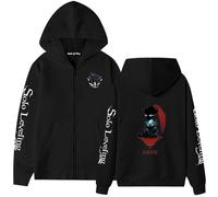 FDTURES personalità Manga Solo Leveling Sung Jin-Woo Eyes Hoodies Uomini Divertente Anime Cool Stampato Moda Casuale Inverno Vestiti Oversize-color6||S