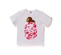 FDTURES Primavera/Estate Coppia Top BAP Camouflage Big Monkey Bambini Vestiti Estivi Uomini E Donne Medio Bambini Cotone Manica Corta T-Shirt Bambino-color2||S