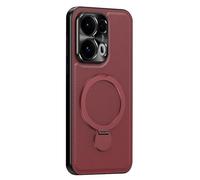 FDUJINH Rosso,X9, Custodia Pelle per Oppo Find X9/X9pro, Magnetica Regolabile Anello Supporto Guscio Protezione Fotocamera Anti-Graffio Caso