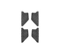 FDWPJYO 4 Pezzi per Audi Q3 2013-2018 Decorazione per portiera Interna dell'auto Adesivi Accessori per Interni Auto in Vera Fibra di Carbonio.