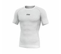 FDX Maglia Intima Cool Mesh a Mezza Manica - Estiva, Ultraleggera, Traspirante e antiodore, Ideale per Ciclismo, Corsa, Palestra, Allenamento ed Escursionismo (White, Large)