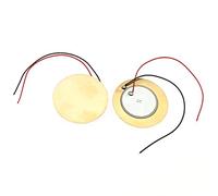 FDXGYH 20 pezzi 35 mm Piezo Pickup Trasduttore Microfono a contatto Trigger Sensore del suono Amplificatori piezoelettrici Dischi con 4 cavi per chitarra acustica Drum Strumento acustico []