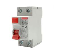 FDYZCIYI Interruttore differenziale 2P 32A 10/30/100/300mA Tipo A RCCB RCD ELCB Interruttore differenziale elettromagnetico Interruttore differenziale 1 pz(25A,2P 10mA)