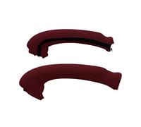 FDzkrtvm Copri-Sedia da Ufficio Elasticizzato e Rimovibile, Copri braccioli for Sedia da Ufficio 1 Paio di Fodere Elastiche Jacquard con Cerniera Multicolore in Spandex(Dark Red)