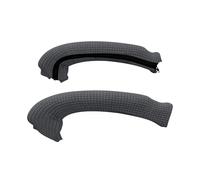 FDzkrtvm Copri-Sedia da Ufficio Elasticizzato e Rimovibile, Copri braccioli for Sedia da Ufficio 1 Paio di Fodere Elastiche Jacquard con Cerniera Multicolore in Spandex(Dark Grey)