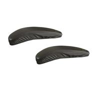 FDzkrtvm Copri-Sedia da Ufficio Elasticizzato e Rimovibile, Copribraccio for Sedia da Ufficio 2 Pezzi Fodera Elastica in Pelle Multicolore(Coffee)